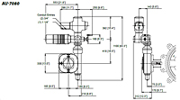 AU Series Industrial Electric Actuator (AU-7080)